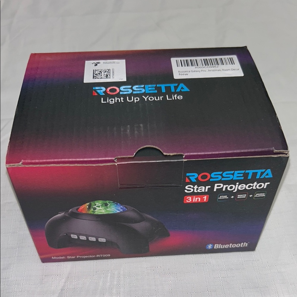 Rossetta Star Projector with Bluetooth
